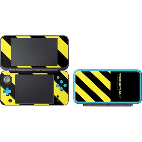 Black and Yellow Stripes Nintendo 2DS XL (2017) Skin